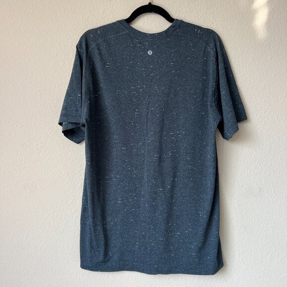 Lululemon Heather Slate Gray Metal Vent Tech Short Sleeve Tee Size L - Picture 3 of 5